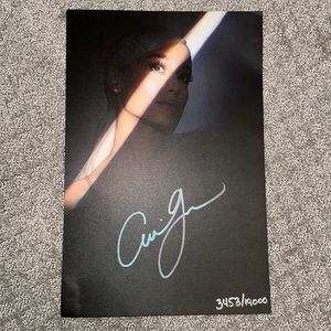 Ariana Grande Signed Litho